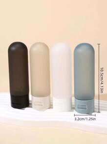 5 件软管化妆挤压瓶洗面奶洗发沐浴露空瓶，防漏挤压瓶，适用于旅行洗漱用品 - 可再填充化妆品容器，用于洗发水、护发素、乳液和沐浴露，是海滩、度假和旅行的旅行必需品。回到学校