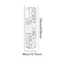 Tapiz vertical floral romántico para dormitorio, diseño de flores sencillo, tapices largos, arte de línea de estilo minimalista, tapiz de alta calidad para decoración de pared en sala de estar, dormitorio, oficina, regalo único para amigos