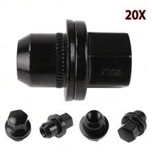 22mm 20 Pcs Open-End Aluminum Wheel Lug Nuts Set Stainless Steel Car Wheel Nuts For Range Rover - Variant1 - View 7