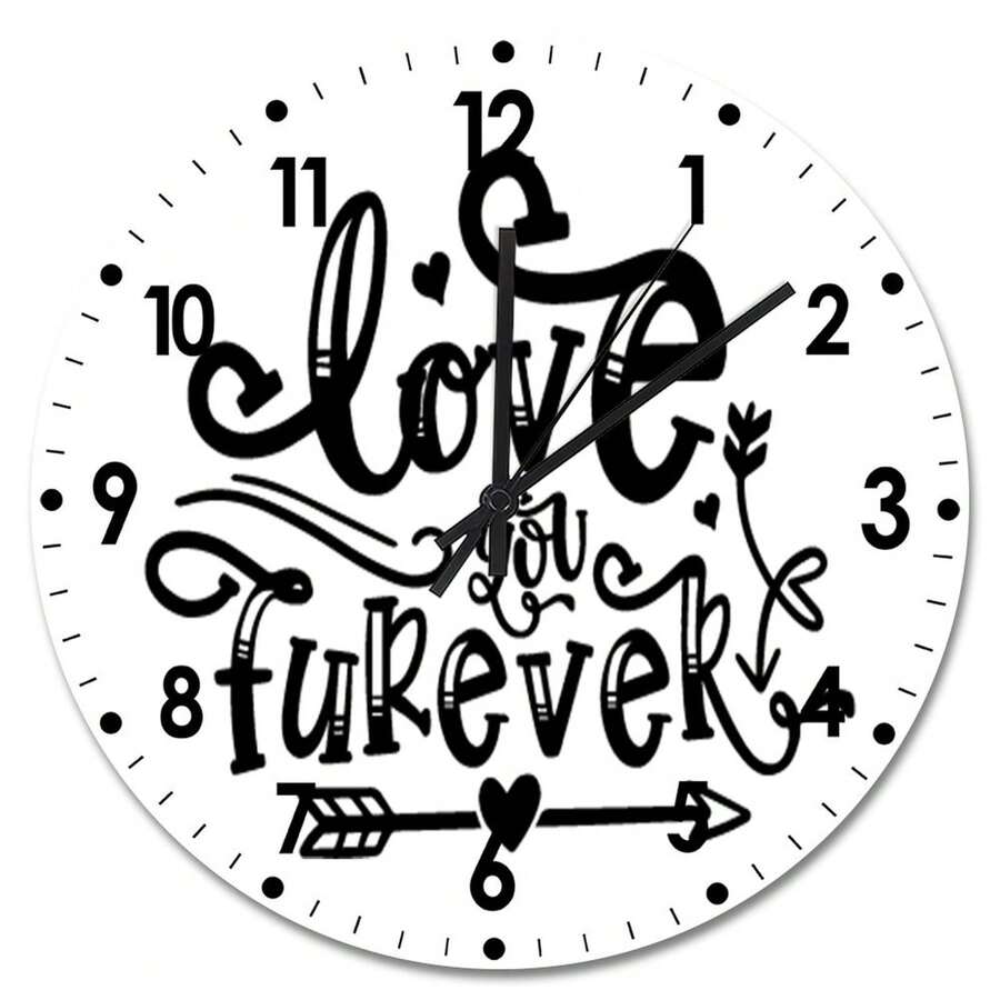 Wedding Decor, Personalized Wall Clock, Vintage Wall Decor, Home Decor And Accessories, Funny Unique Gift For Her - 混合色 - 查看 1