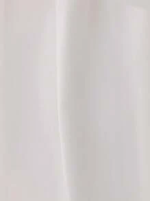 年轻女孩白色长袖公主化装舞会礼服 - 白色 - 查看 8