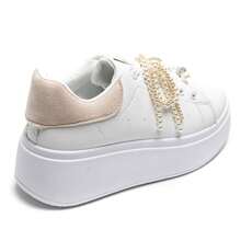 Women's Casual Sports Shoes, Minimalist And Fashionable, Suitable For Daily Wear - Beige - View 4