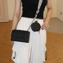 时尚简约糖果色PU拉链斜挎包多功能单肩手机袋钱包钱包手机包女士钱包