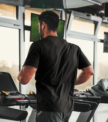 Cool Skulls Men's T-Shirt I Don't Show My Gains - 黑色 - 查看 2