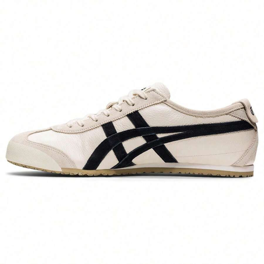 Onitsuka Tiger Men's Casual Sports Shoes, Simple & Fashionable, Suitable For All Seasons - Beige Black - View 1