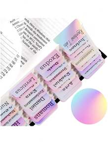 Bible Tabs Pastel Bloom,Bible Index Tabs - Laminated Bible Tabs For Women And Men, Bible Tabs For Study Bible, Bible Index Tabs, Bible Book Tabs, Bible Labels Tabs ,Back To School,Soul Nourishing Book Summaries - Peel-And-Stick Laminated Bible Tabs Large Print,Books Of The Bible Tabs For Men Women Study Bible, Bible Book Tabs,Contain Instruction Cards - Multicolor - View 6