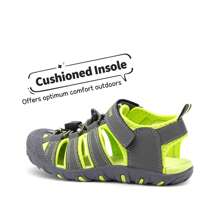 Boys Girls Closed-Toe Outdoor Summer Sport Sandals(Toddler/Little Kid/Big Kid) - 綠色 - 查看 6