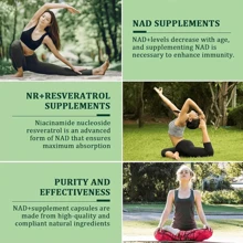 URO Nad + Nicotinamide Riboside 900mg Reus Research Resveratrol Sin Sabor - Otros - Ver 3