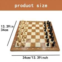 1 套国际象棋跳棋西洋双陆棋三合一棋盘游戏套装，成人木制棋盘配塑料棋子，轻量级跳棋棋盘游戏，成人策略西洋双陆棋套装，旅行用国际象棋棋盘游戏棋子收纳