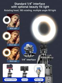 AXNEN Tripé Selfie para Smartphone de 170,8 cm - Tripé de Viagem Telescópico com Alça Estabilizadora e Rotação de 360°, Controle Remoto Sem Fio e Suporte de Telefone Destacável, Compatível com GoPro/Câmera/Smartphone/Android Pro MAX para Viagem, Vlogging, Vídeo e Foto