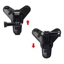Cell Phone Camera Mount For Gopro Helmet Chin Position - màu đen - Xem 5
