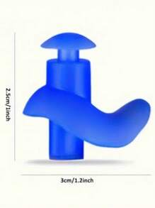 4 Pairs Reusable Silicone Ear Plugs, Soft, Waterproof, Comfortable - Suitable For Swimming, Beach Essentials, Beach Accessories, Pool Float - Multicolor - View 8