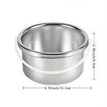 400ml Aluminum Inner Pot For Waxing Machine, Body Hair Removal Wax Pot Container, Durable With Good Heat Conductivity - Silver - View 6