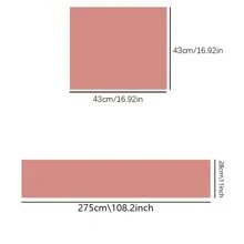 Juego de camino de mesa de satén, 1 camino de mesa y 6 servilletas, mantel de mesa de seda satinada largo, adecuado para boda, fiesta, ceremonia de graduación, decoración de cumpleaños