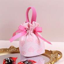 6 件装手提袋形状糖果袋婚礼糖果包装盒生日婚礼节日派对用品小礼品袋 - 彩色 - 查看 8