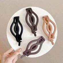 1/4件套简约时尚树脂纯色花朵发夹，女士精致魅力马尾发夹，发饰礼品，休闲优雅极简发夹套装，扭结发夹磨砂法式夹头，时尚后脑勺造型配饰，可爱青蛙发夹，香蕉发夹，发饰，女士发饰，发饰，美发工具，卷发配饰，女士，美发用品，秋季，发饰，美发工具，美发用品，用品，美容配饰，礼品，旅行，女士礼品，美发用品，圣诞礼物，圣诞礼物，女士圣诞礼物，礼物，圣诞礼物，女士礼物，礼物，圣诞礼物，成人圣诞礼物，成人圣诞礼物女士饰品、配饰、圣诞袜礼物、成人礼发饰、圣诞发饰、女士礼物创意、美妆圣诞袜填充物、女士圣诞礼物 - 查看 3