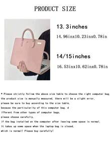 Pink Laptop Protective Sleeve, Laptop Carrying Bag, Laptop Case