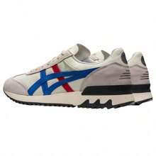 Onitsuka Tiger 适合日常穿着的男士休闲百搭舒适运动鞋 - 白灰色 - 查看 6