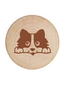 Tableau blanc magnétique rond en bois pour le réfrigérateur, mémo personnalisé avec ouvre-bouteille, design minimaliste