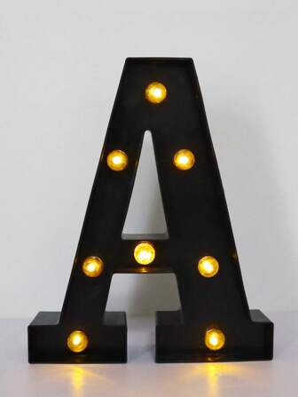 1 件 21.8 厘米/8.58 英寸高节日和派对灯饰，户外圣诞装饰灯，LED 灯，数字 0-9，字母 A-Z，圣诞装饰数字灯，节日配件，婚礼生日派对用品，房间场景装饰