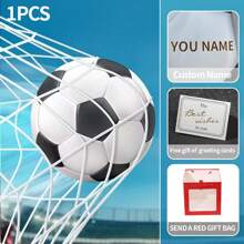 1pc Personalized Classic Tornado Style Size 5 Football, Soccer Ball For Outdoor Training And Entertainment, Suitable For Backyard, Park And Beach Kicking, Premium PU Leather Soccer Ball - Seamless, Highly Elastic , Suitable For Adult Training And Matches, Machine-Stitched Wear-Resistant PU Leather, Custom Logo For Christmas, Thanksgiving, Birthday Gifts For Men And Women, Perfect For Family Entertainment And Holiday Gifts,Stylish,Fashion,Hipster,Casual,Minimal Chic,Personalized,Customized,Custom,Unique,Guy Costumes,Capsule Wardrobe,Men Basic/Street Style,Ideal Gifts For Him,Boyfriend,Family,Friends,For Birthdays,For Vacation/Holiday,For School/Competition,For Sports/Climbing - Personalized Football Customization - View 9