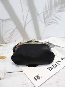 黑玫瑰包，适合派对、婚礼、正式活动、舞会礼服、伴娘礼服，非常适合派对婚礼舞会晚宴/宴会，搭配节日派对礼服晚礼服和亮片礼服 - 黑色 - 查看 3