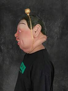 热门太乙真人角色面具，可爱大师，与电影设计面具相同，恶作剧和乐趣，狂欢节特惠，天然乳胶材质，细致还原，工艺精细，手绘，角色扮演，派对用品，化妆舞会，节日用品，狂欢节用品，吸引顾客，生活乐趣 - 太乙真人 - 查看 5