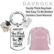 Class Of 2025 Graduation Gifts For Her Him High School Graduation Gifts Seniors 2025 Graduation Decorations Masters Degree Female College Graduation Keychain For Student Graduate 2025