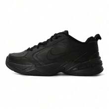 Nike 2024 Men's AIR MONARCH IV Trainers/All-Round Low-Top Shoes, Non-Slip, Dirt Resistant, Casual Sports Shoes, Black 415445-001 - Black - View 2