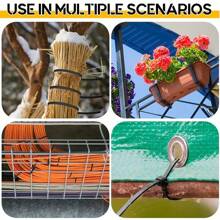 100/200/300pcs Cable Ties, Various Sizes Nylon Zip Ties 4/6/8 Inches, Self-Locking Rope Management Heavy Duty Outdoor, Home Office, Garden Fence Grid UV Resistant Nylon Straps