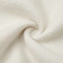 Nike 女式落肩长袖连帽运动衫，配有口袋和抽绳 - 白色 - 查看 5