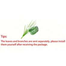 65cm 18 Branches Potted Artificial Plants Indoor Outdoor Fake Plants, Artificial Potted Trees Tropical Palm Floor Plants For Home Office Living Room Bedroom Decoration Housewarming Gift (White, Green) Does Not Include Pots