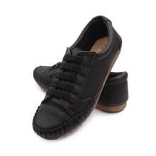 Women's Pink Moccasin Sneakers, Comfortable, Lightweight - 黑色 - 查看 4