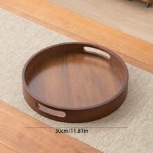 4 件/1 件竹制烘焙和糕点托盘、上菜托盘、储物托盘、甜点托盘