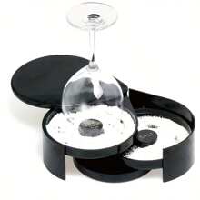 1 pieza Equipo de bar de 3 niveles para bartender, recipiente de 3 niveles para sal y azúcar con estante para especias, diseñado para la mezcla de margaritas y cócteles, equipo de bar - Negro - Ver 6