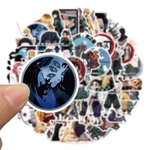 TOEI ANIMATION 100PCS Aniplex Officieel Gelicentieerde Stickers Kimetsu Tanjirou Nezuko Yaiba Gemengde Anime Cartoon Stickers Decoratie Voor Waterfles Laptop Skateboard En Verjaardagsfeestje Kerstcadeaus Voor Vrienden