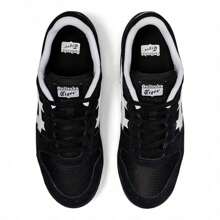 Onitsuka Tiger 适合日常穿着的男士休闲百搭舒适运动鞋 - 黑與白 - 查看 3