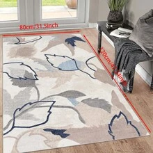 [Crystal Fleece 700g/㎡ Dotted Bottom 5mm Thickness] European-Style Living Room Bedroom Carpet, Washable, Non-Slip, Stain-Resistant Backing, Suitable For Bedroom, Dining Room, Kitchen, Office, Entrance, Living Room, Farmhouse Decoration, Indoor & Outdoor