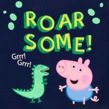 Peppa Pig Sweatshirt | George Pig Boys' Sweater With Soft 3D Spikes | Kids' Jumpers - Blue - View 5