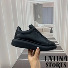 Men's Casual Sneakers In Original Basic Leather - Negro - Ver 2