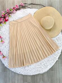 Promotion Evangelical Pleated Midi Skirt - Beis - Ver 1