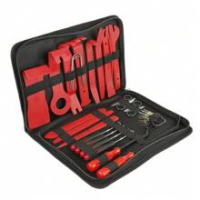 Das 35-teilige Car-Audio-Reparaturwerkzeugset eignet sich für die Kfz-Verkleidung, einschließlich Türverkleidungen, Leitungen, Entfernung und Einbau von Fensterabdeckungen, Befestigungen, Plaketten, Verkleidungen und mehr.