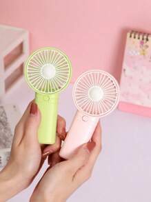 Portable Handheld Mini Fan | Single Speed Personal Cooling, AAA Battery Powered Travel/Outdoor/Commute Compact Fan, Lightweight, Can Be Clipped On Instantly (Child-Friendly, Can Be Given As Gifts Anytime, Batteries Not Included),Spring Summer Picks,Brides Maid Gifts,Room,Bedroom Decor,Beach,Travel,For Men,For Women,Vacation,Cute Stuff - Multicolor - View 2