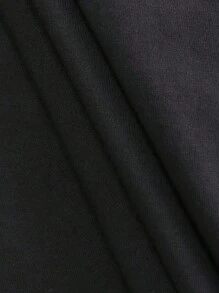 ROMWE Goth Camiseta gráfica con letras para hombres, escuela - Negro - Ver 7