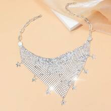 Collier mode, Ras-de-cou, Collier pendentif pentagramme et triangle
