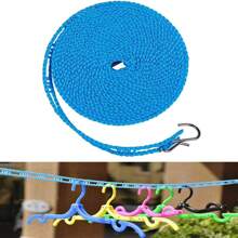 1pc Portable Clothesline, Upgraded Thick Drying Rope, Non-Slip & Windproof Laundry Rope, Camping Clothesline, Indoor/Outdoor Household Laundry Accessory, Outdoor Camping Gear, Bathroom/Dorm Accessory