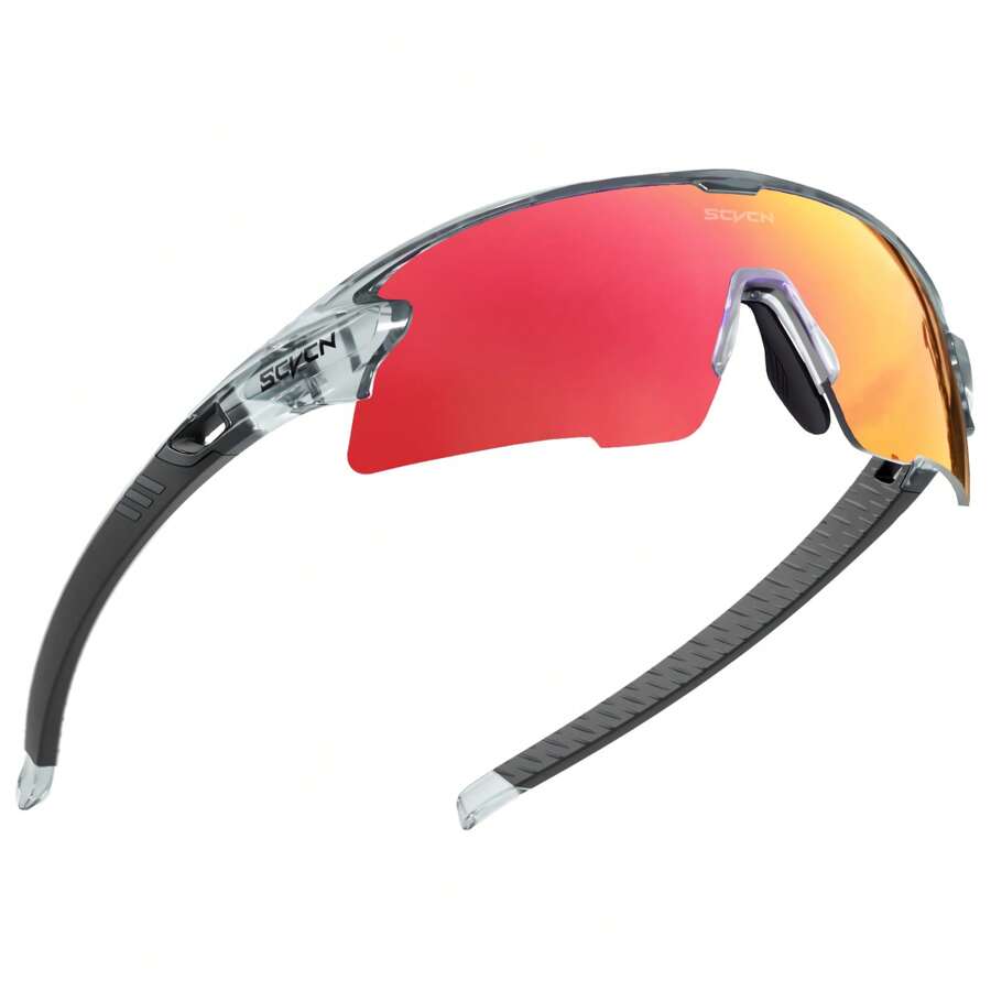 SCVCN 3lens Polarized Fishing Sports Glasses Cycling Glasses Men Women Fashion MTB Mountain Road Bike Eyewear Outdoor Sports Running Hiking Riding Camping Accessories - 48 - View 1