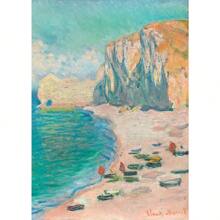 1pc Botanical Monet Exhibition Artwork Canvas Paintings Famous Artist Wall Arts Posters For Bedroom Office Home Decor No Frame ﻿ - Multicolor - View 20