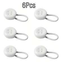 6/8/12 件衣领延长器，衬衫衣领延长器，纽扣延长器，衣领延长器，弹性纽扣延长器 - 彩色 - 查看 13