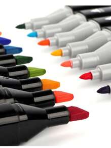 12/24/30/36/40/48/60/80/100/120/168/204/262 colores Bolígrafos de marcador metálico Touchhero, tonos vívidos, puntas finas - multiusos para pintura de rocas, arte, vidrio y elaboración de tarjetas